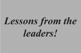 Lessons From The Leaders
